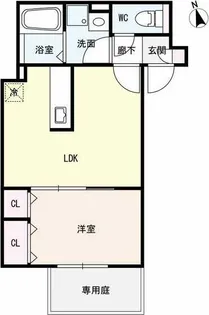 Keyビレッジ東鳴尾【2階】の間取り