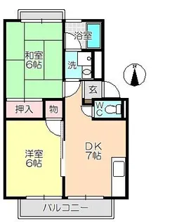 アネックス1【2階】の間取り