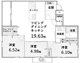 Zelkova Ashiya【4階】の間取り