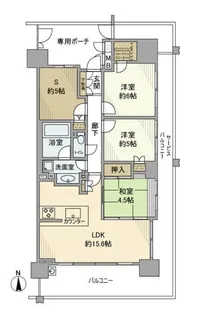 ウェリス塚口【2階】の間取り