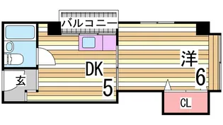 グランディア六甲道駅前【4階】の間取り