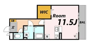 サザングレイス【2階】の間取り