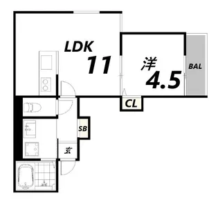 BB SONODA【1階】の間取り