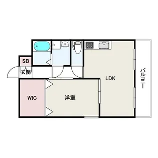 イマキタハイツ18【1階】の間取り