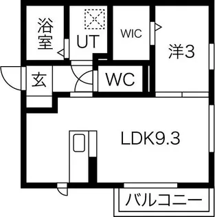 Amber Cube A【1階】の間取り