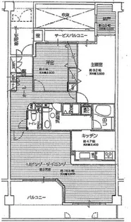 名次町ロジュマン【2階】の間取り