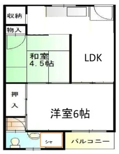 グランディア東神戸【3階】の間取り