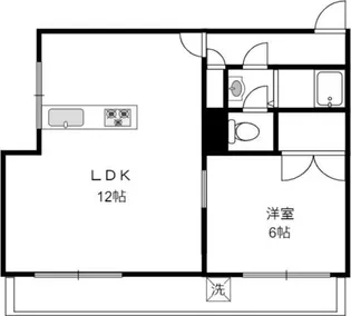 メイプル武庫之荘【2階】の間取り
