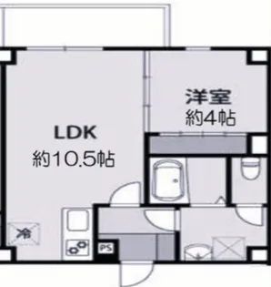 アリビラ六甲【3階】の間取り