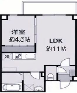 アリビラ六甲【3階】の間取り