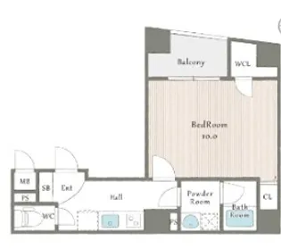 Grandi京都【6階】の間取り