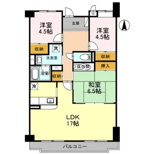 VILLA96【1階】の間取り