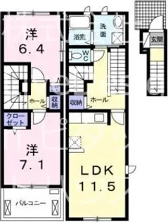 グランフローラ【2階】の間取り