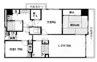アーデンコート住吉川【6階】の間取り