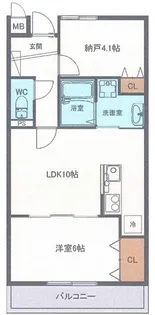 サンビルダープラス高羽ガーデン【-1階】の間取り