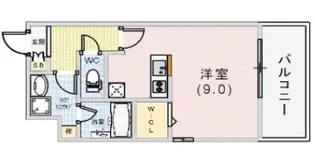 Le CINQ 尼崎東【3階】の間取り