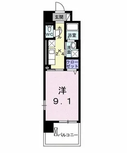 グランデ尼崎【8階】の間取り