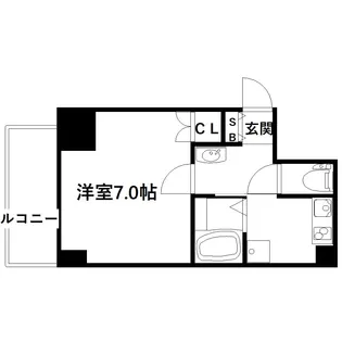 ドゥヴェル甲南【4階】の間取り