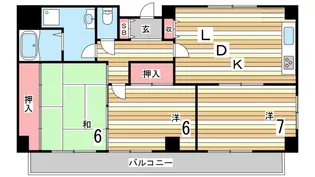 リーグレック元町【8階】の間取り