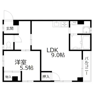 プチ・シャトーあけぼの【3階】の間取り