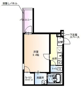 フジパレス水堂町【1階】の間取り