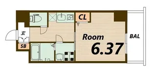 アリビオ立花III【3階】の間取り