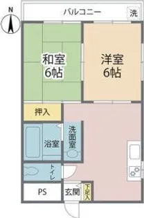 ロータリービルド西宮【1階】の間取り