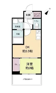 セレニテ神戸元町クレア【13階】の間取り