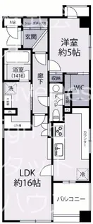 ワコーレ六甲レガーロ【3階】の間取り