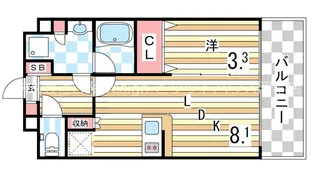 アーバネックス神戸六甲【5階】の間取り