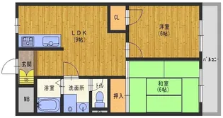 ベリオ武庫【3階】の間取り