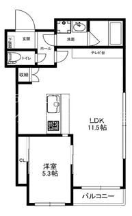 GRANKOBELIA津門大箇町【3階】の間取り
