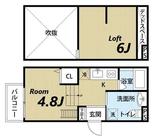 サクシード尼崎【1階】の間取り
