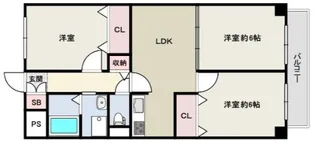 イマキタハイツ29【4階】の間取り