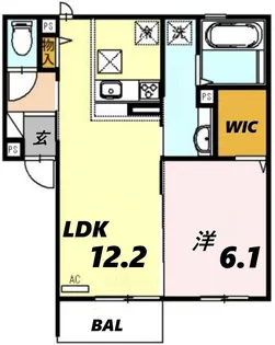 アリビオ【2階】の間取り