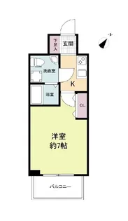 セレニテ神戸元町クレア【4階】の間取り