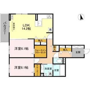 Field court【2階】の間取り