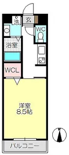 オーチャムダイウメ【5階】の間取り