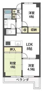 エクシオ【3階】の間取り