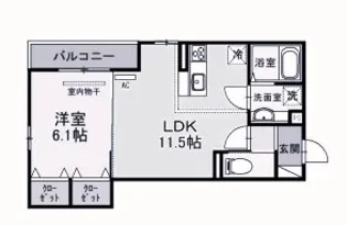 ルミナーレ【2階】の間取り