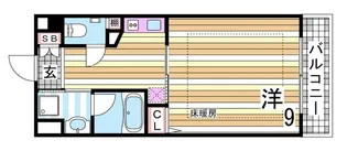 ベルフェリーク新神戸【5階】の間取り