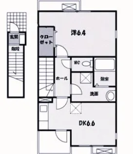 デフィ魚崎【2階】の間取り