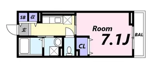 シス・アムール【1階】の間取り