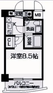 セレニテ甲子園Ⅰ【7階】の間取り