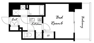 エスリード神戸三宮【10階】の間取り