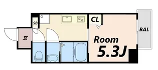 フォーリアライズ昭和南通Ⅰ【6階】の間取り