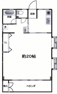 ビバリーヒル【4階】の間取り