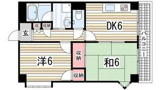 サンライズ壱番館【3階】の間取り