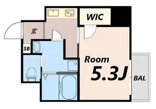 フォーリアライズ昭和南通Ⅰ【7階】の間取り