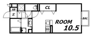 HITOMI DORMITORY【1階】の間取り